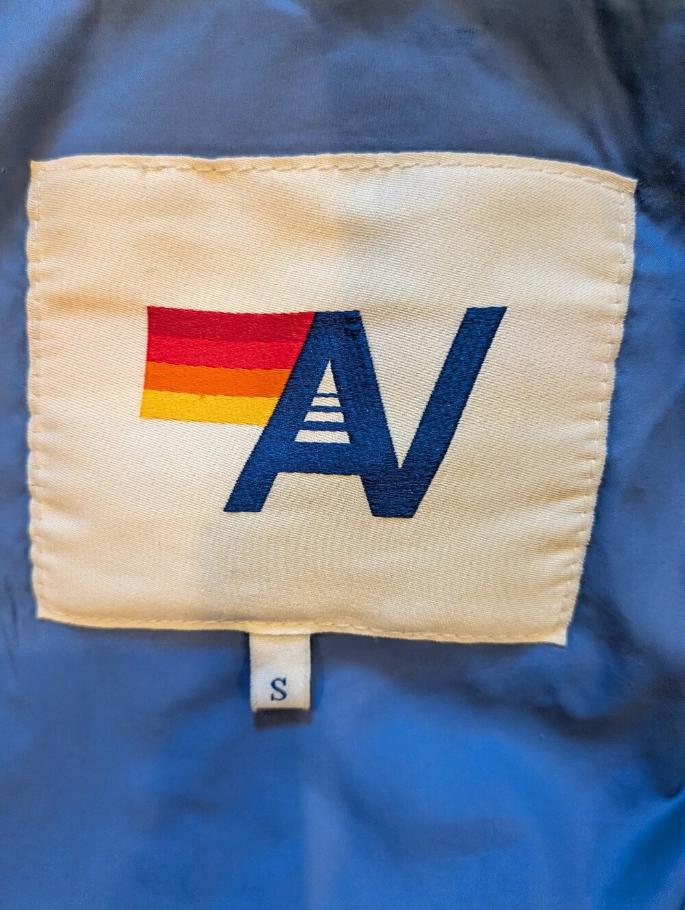 Aviator Nation Vintage Patch Denim Apres Puffer Size S - Picture 15 of 15